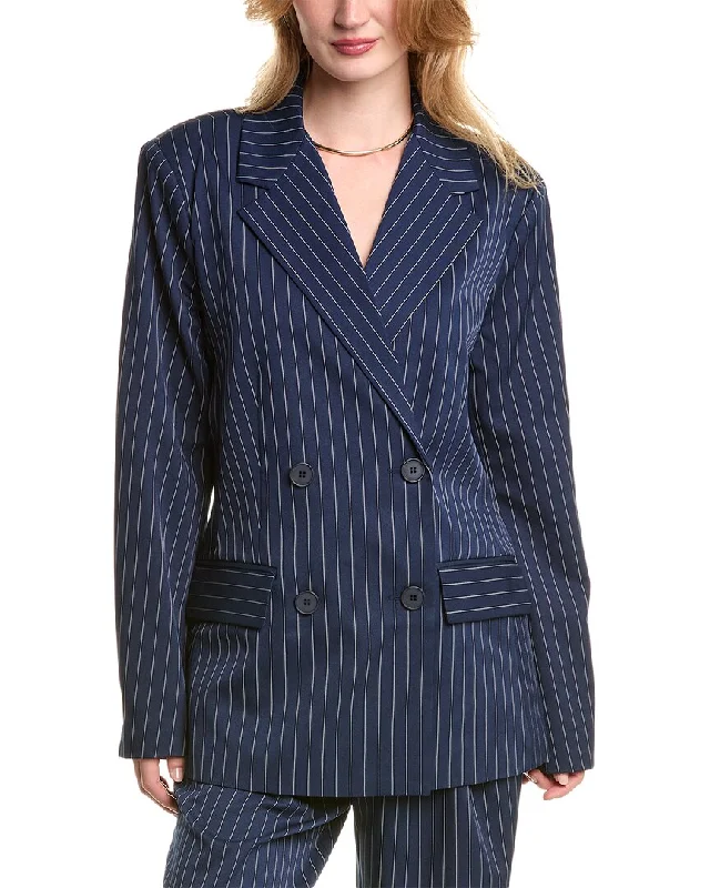 Alexia Admor Indigo Oversized Blazer