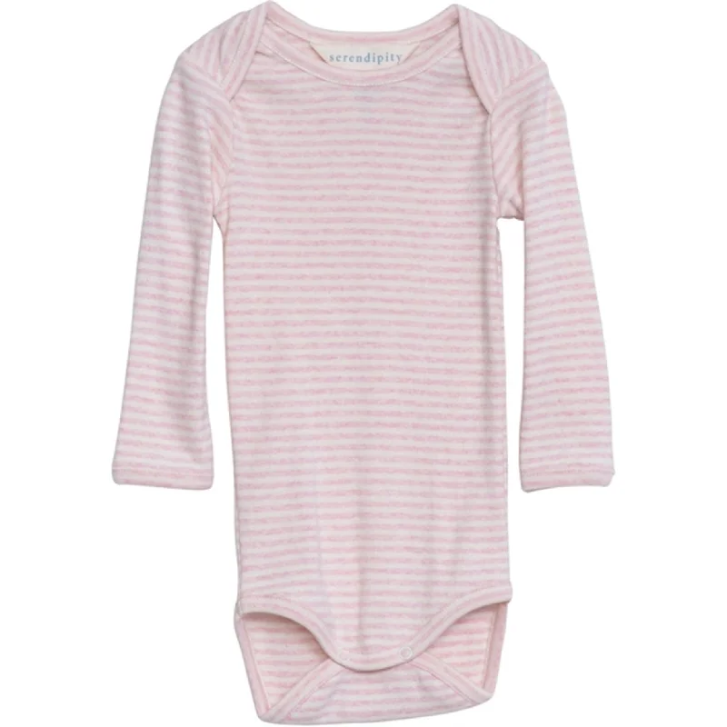 Serendipity Rosebud/Offwhite Baby Body Stripe