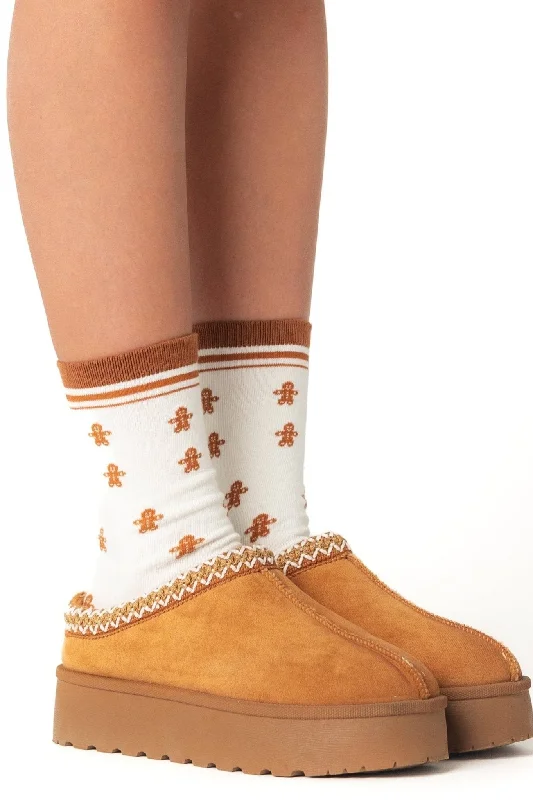 Cove Gingerbread Man Socks