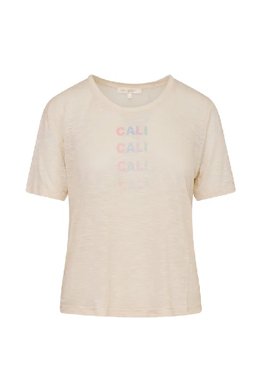 Calix City Tee- CREAM CALI