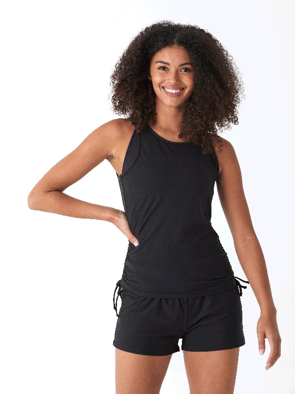 Eliza Luxe Jersey Cinched Tank