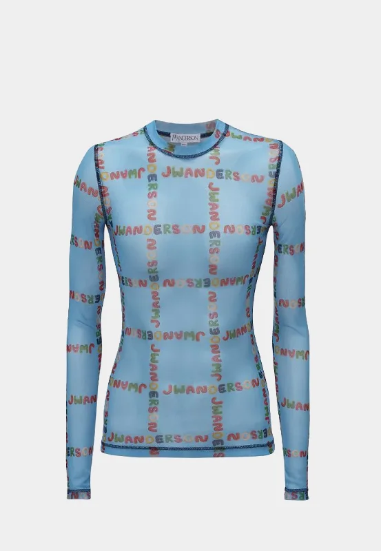 Jw Anderson Long Sleeve Underpinning Sky Blue