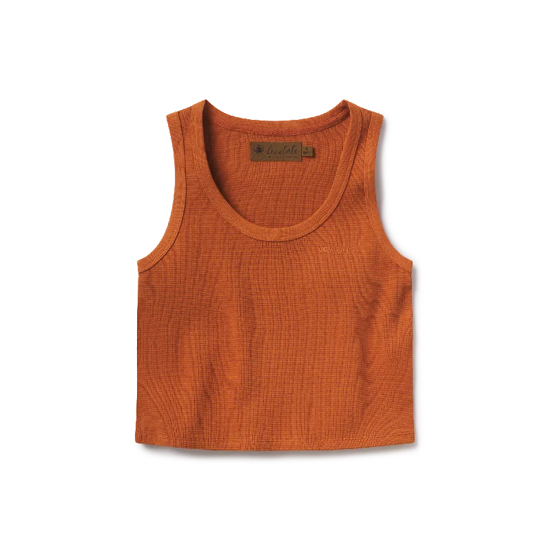 Women's Waffle Thermal Tank